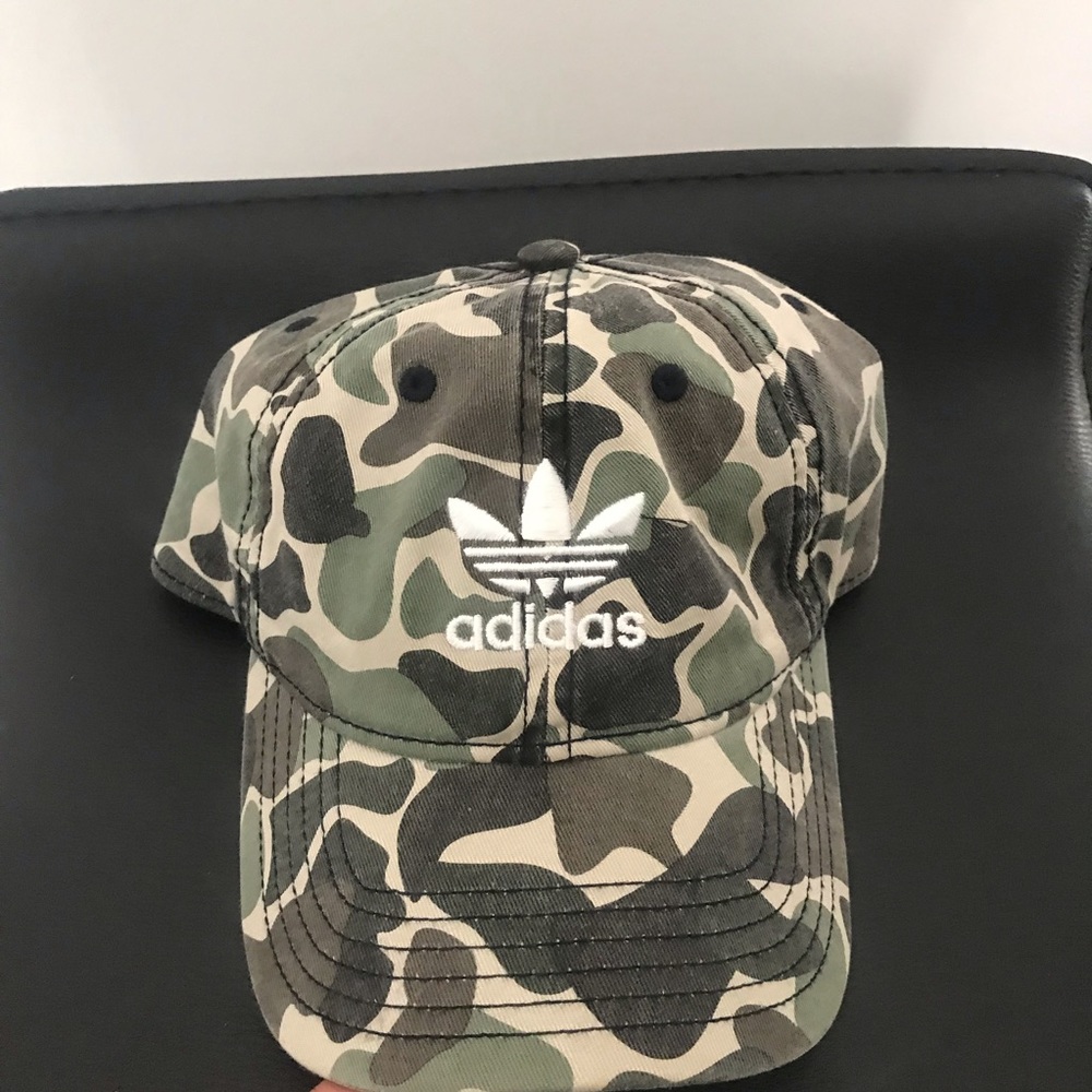 Camo adidas cap